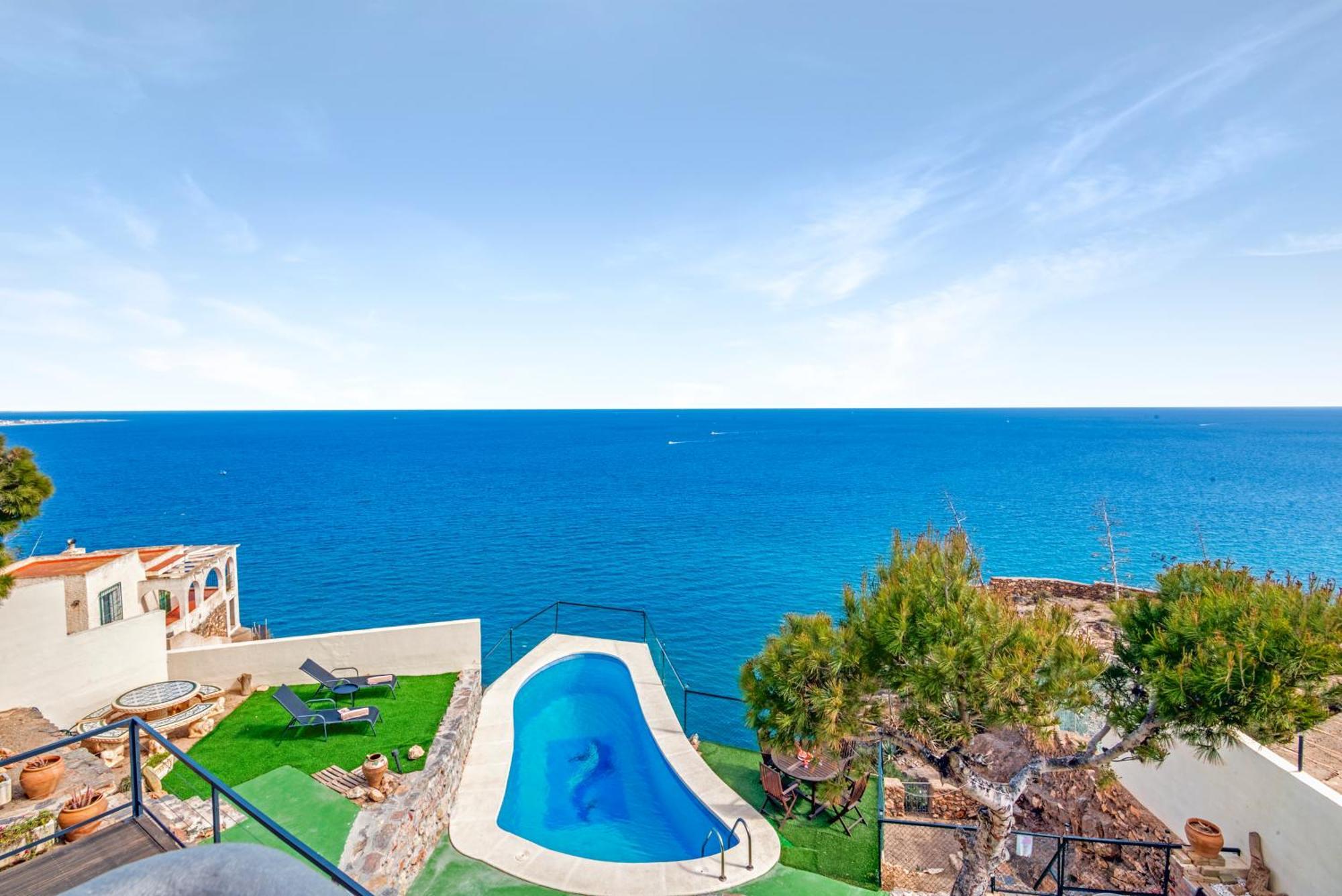 Villa Infinity Sea Views I Pool I Bbq I Jacuzzi Almeria Bagian luar foto