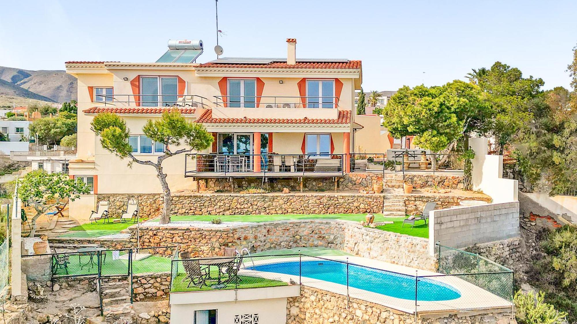 Villa Infinity Sea Views I Pool I Bbq I Jacuzzi Almeria Bagian luar foto