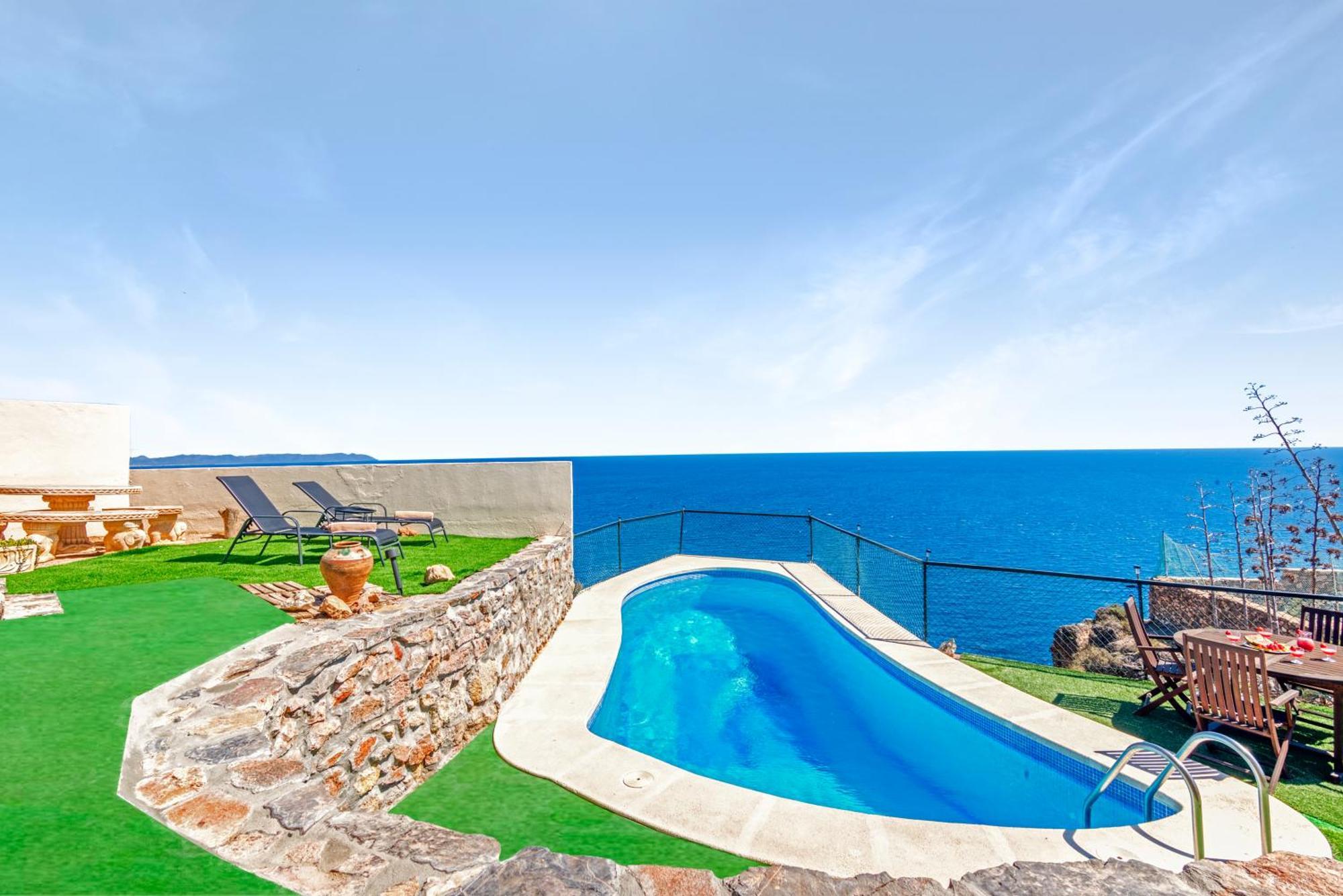 Villa Infinity Sea Views I Pool I Bbq I Jacuzzi Almeria Bagian luar foto
